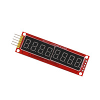 51 Modul Tampilan Tabung Digital LED 8-Bit Max7219 Komponen Elektronik dengan Kontrol SPI