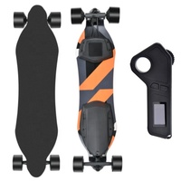 Longboard électrique S4 avec roues 97PU, planche en érable canadien 9 plis, moteur double courroie 1000W, autonomie 30KM, vitesse maximale 45KM/H