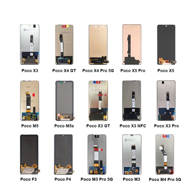 Custom Replacement Screen Touch Mobile Phone Lcd Pantalla Display for Xiaomi Poco C40 F3 F4 GT F5 Pro M3 M4 M5 M5s X3 X4 X5 Pro