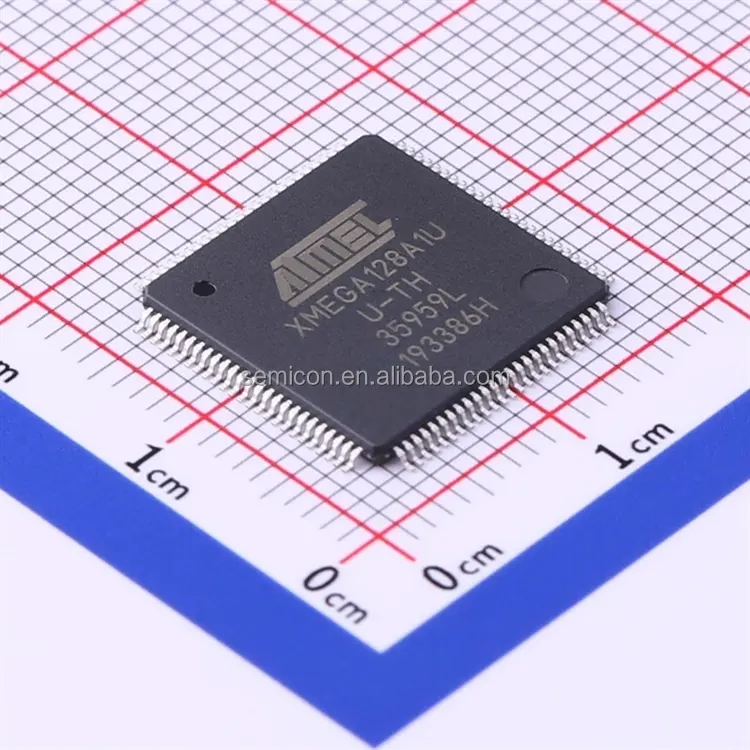 MCU Chip IC MCU 8 16-Bit AVR Kontroler Mikro Pesanan Asli Komponen Elektronik Online ATXMEGA128A1U-AU TQFP100