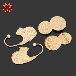 Connecteur de bikini, quincaillerie de maillot de bain, boucle de forme irrégulière, boucle décorative en métal personnalisée en forme de coquillage pour robe femme - Product Image 4