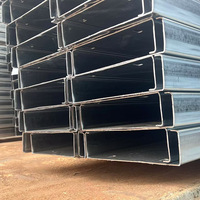 Perfiles de Acero Galvanizado en Forma de C de Alta Calidad, Modernos, con Características Anticorrosivas Duraderas para Techos de Fábrica, Vigas de Pared