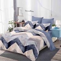Parure de lit pour enfants avec motifs mignons, ensemble de literie 4 en 1, housse de couette 130 GSM, imprimé de luxe artificiel, taille personnalisée