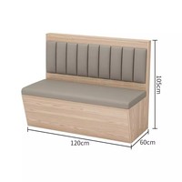 Combinaison de mobilier sur mesure pour restaurants, traiteurs, restaurants de hot pot et restaurants de thé : banquettes, tables, chaises et tables en pierre.