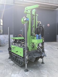 ÚNICO Precio de fábrica Alto rendimiento 160M Tipo de oruga Plataforma de perforación de pozos de agua Máquina de perforación Pozo de perforación - Product Image 3