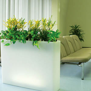 8.23 étanche led illuminer pot de fleur rougeoyant éclairage extérieur pots de fleurs led décoration LED pots de fleurs - Product Image 2