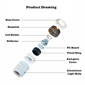 Tùy chỉnh giá rẻ giá thấp Vòng bề mặt Trần xuống ánh sáng Ac85-265V <span class=keywords><strong>COB</strong></span> đèn tại chỗ thương mại xuống ánh sáng - Product Image 4