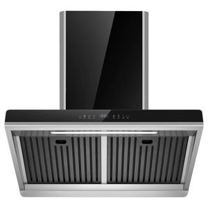 Campana Extractora de Cocina de 90cm, Montada en la Pared, <span class=keywords><strong>con</strong></span> Control Táctil y por Gestos, en Forma de L - Product Image 1