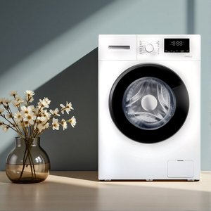 Lavadora de Carga Frontal <span class=keywords><strong>Hisense</strong></span> Automática de 9.1-10 kg, 1200 RPM, Modelo Plateado WFPV8012EMT, 1 Año de Garantía Completa, Bomba de Limpieza del Tambor - Product Image 1