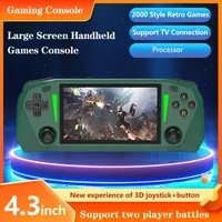 Consola de Juegos Portátil Q-HOME G33, Pantalla IPS de 4.3 Pulgadas, Sistema Operativo Linux, Más de 20 Simuladores, Reproductor de Videojuegos Retro