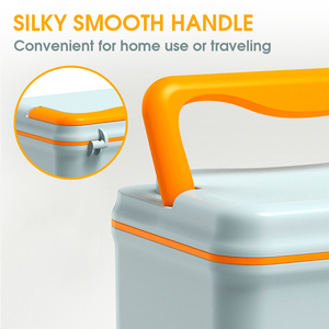 <span class=keywords><strong>Caja</strong></span> de Almacenamiento de Plástico Glosen 9669 de Doble Capa, Gran Capacidad, <span class=keywords><strong>18</strong></span> <span class=keywords><strong>Litros</strong></span>, Rosa/Azul, para Uso en el Hogar, Hotel u Hospital - Product Image 6