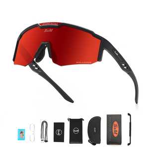 Lunettes de soleil de sport polarisées OEM TR90 avec logo de marque, lunettes de vélo de montagne de haute qualité, lunettes de protection sportives - Product Image 4