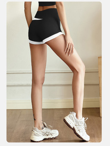 Shorts de sport pour femme Peach Butt, taille haute, élastiques, respirants, séchage rapide, pour yoga, course à pied et fitness, anti-transparence - Product Image 5