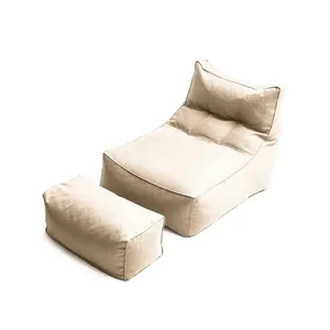 Abnehmbarer Bezug Multifunktion stuhl Erwachsene Wohnzimmer Sitzsack Sofa neues Muster wasserdicht