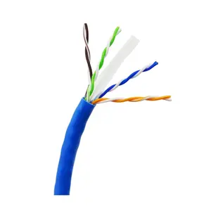 كابل شبكة إلكترونية إيثيرت من الصين 305 متر، 4 أزواج كابل شبكة إلكترونية Cat6 UTP 0.5 CCA Cat6 يتم توريده من الصين