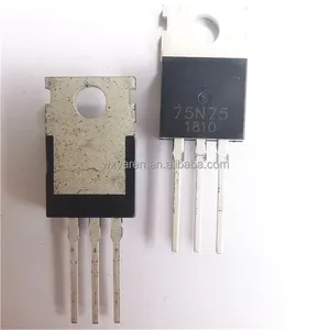 Nieuwe Originele STP75NF75 TO220 Irf75NF75 Mosfet Transistor Ic Chip Bom Service 75N75 75NF75 STP75NF75 YR75N75 80A 75V