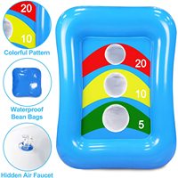 Matelas Gonflable Flottant pour Fête Estivale à la Piscine, Jouets Aquatiques Amusants à Lancer