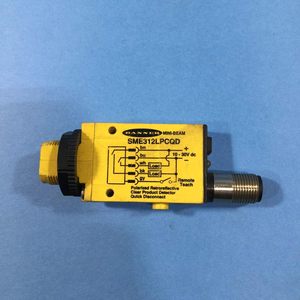 Détecteur de produit transparent à déconnexion rapide, capteur rétroréfléchissant polarisé Banner Mini Beam SME312LPCQD 10-30V DC - Product Image 1