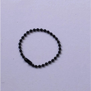 Fabricante personalizado moda alta calidad negro 2,0mm llavero BOLA DE Metal cadena colgante - Product Image 6
