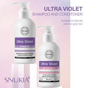 Champú acondicionador para <span class=keywords><strong>el</strong></span> cabello púrpura al por mayor de fábrica, reduce los tonos amarillos para <span class=keywords><strong>el</strong></span> color plateado ceniza Rubio, hace que <span class=keywords><strong>el</strong></span> cabello sea más suave - Product Image 2
