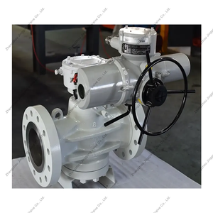 Tapón lubricado con brida RF invertida de clase 150 WCB ASME para productos químicos - Product Image 3