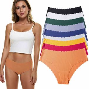 Braguitas de Moda para Mujer al por Mayor, de Secado Rápido, Económicas, para Chicas Jóvenes, con Diseño de Borde Ondulado, Estilo Moderno, Bikinis para Adolescentes - Product Image 1