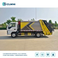Camion compacteur de déchets Isuzu 4x2 de 9 m³ à vendre, nouveau camion à chargement arrière, camion de compression des déchets pour la ville