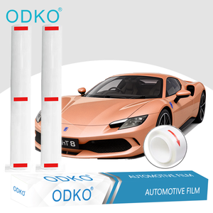 Rollo de TPU PPF con Aspecto de Fibra de Carbono Brillante, Autocurable, Textura de Tejido 3D, Protección de Pintura UV para Automóviles Lexus <span class=keywords><strong>RCF</strong></span>, Cuidado del Automóvil ODKO - Product Image 1