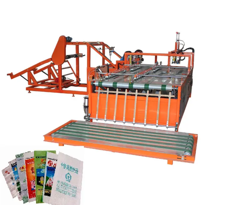 Máquina de fabricación de bolsas tejidas de PP, proveedor de China, máquina de impresión de bolsas de papel Kraft para bolsas tejidas