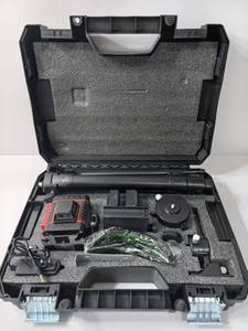 Base laser <span class=keywords><strong>autonivelante</strong></span> 360° pivotante en plastique ABS durable, base coulissante, triple faisceau, niveau intégré, ergonomique, haut de gamme - Product Image 2