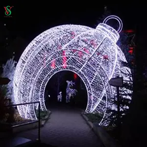 中国中山工場屋外装飾LEDクリスマスボールライト3DLEDモチーフライト