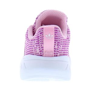 Adidas Swift Run 22 Chaussures élastiques pour bébés et tout-petits Rose Vif Chaussures de marche Rose Vif et Blanc - Product Image 3