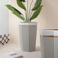Pots en béton de fibres courtes européens P40, design unique pour la décoration intérieure, pot élégant pour plantes d'extérieur, pépinière intérieure