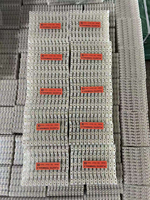 Borne de raccordement à vis PA amovible multipolaire en laiton pour distribution d'alimentation en armoire