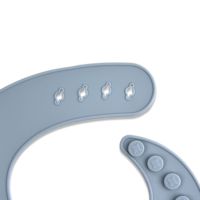 Bavoir en silicone de qualité alimentaire sans BPA, ensemble d'alimentation pour bébés, bavoirs en silicone mignons pour bébés et tout-petits