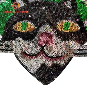 ダイヤモンド漫画動物3D愛猫刺Embroideryパッチ漫画動物スパンコール刺Embroideryパッチ