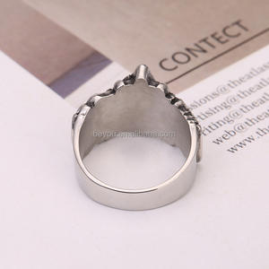 マスターメイソン ヴィンテージ フリーメイソンシンボルリング フリーメイソン 中世テンプラー 全視の目リング パンクジュエリー ギフト - Product Image 3