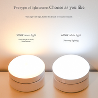 Lampe LED sans fil à détecteur de mouvement 360° rotative, rechargeable par USB, à économie d'énergie, avec induction corporelle PIR, pour chambre et armoire