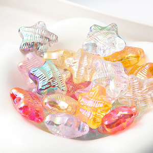 Caiying 水の波紋五芒星 19 ミリメートルアクリルビーズジュエリー UV カラー DIY 手作りブレスレットモデル 1654560 - Product Image 5