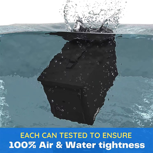 Hộp đựng đạn 50cal bằng thép cán nguội màu đen & xanh lá, có khóa, chống nước, dung tích 8.5L, hỗ trợ logo tùy chỉnh - Product Image 4