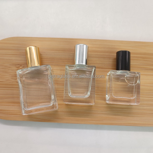 Venta caliente 10ml 15ml Mini Cuadrado Claro Vacío Perfume Roll on Container Botella de rodillo de vidrio de aceite esencial - Product Image 5