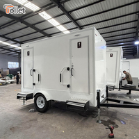 Remorque Sanitaire Mobile – Unité de Toilettes Portable à Utilisation Simple pour Chantiers Extérieurs, Événements Commerciaux et Besoins Sanitaires