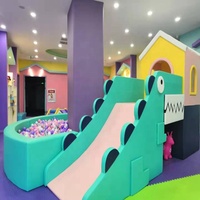 Peralatan Bermain Dalam Ruangan Kecil Set Permainan Lunak Anak Kolam Bola Laut Peralatan Softplay Dalam Ruangan