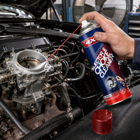 4x 450ml Nettoyant Carburateur Aérosol Injecteur Starter Pulvérisateur Anti-Carbonisation pour Système Moteur et Soupape d'Accélérateur