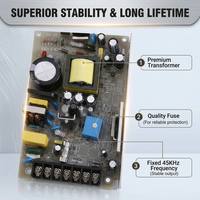 Alimentation de sécurité AD-55A 55W 12V/13.8V avec fonction UPS et chargeur de batterie de secours pour système de contrôle d'accès, caméra de vidéosurveillance et moniteur