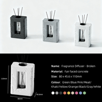Bouteille de diffuseur de parfum de voiture de luxe de longue durée personnalisée en béton fabriqué à la main avec bon prix