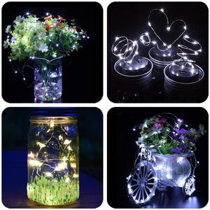 Garden Party Bocal Lanterne Solaire Légère de 2M 20 LED Lumière De Bocal En Verre Suspension Pot - Product Image 6