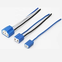 Adaptateur de faisceau de câblage pour ampoule LED universelle de voiture, support de clignotant, isolation en céramique PBT, conducteur en cuivre étamé, 12V H1