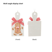 Nouveau doux poterie pain d'épice homme biscuits arbre de noël suspendus décoration pain sol pour la maison pendentif intérieur cadeaux ornements