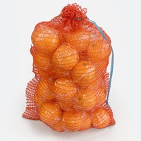Top fabrikant op maat gemaakte 50*80cm PE Raschel gaasnetten voor groenten, fruit, aardappelen, uien verpakkingen, recycleerbaar met trekkoord